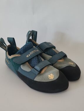 Evolv Elektra Climbing Shoes Jade/Seapine Size 7